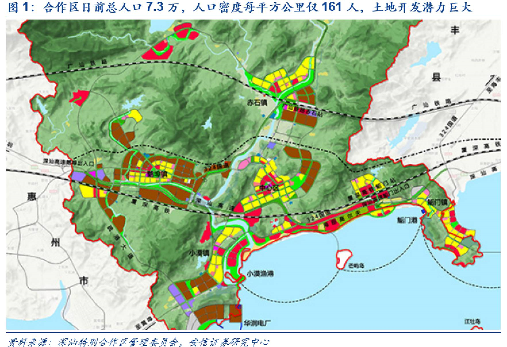 和潮汕平原之间,西,北部与惠州市惠东县接壤,东与汕尾市海丰县相连,南