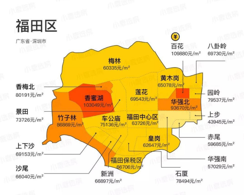 深圳地图房价分布图图片