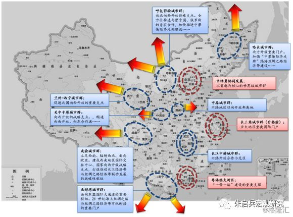 来源:朱启兵宏观研究城市群作为区域发展的主要载体将成为未来国家