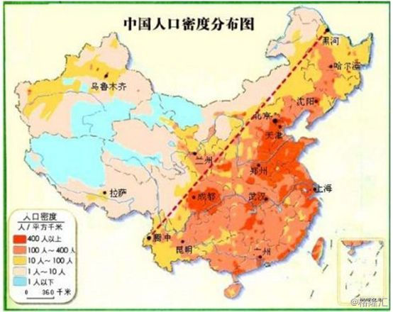 人口地理分界线_我国人口地理分界线是